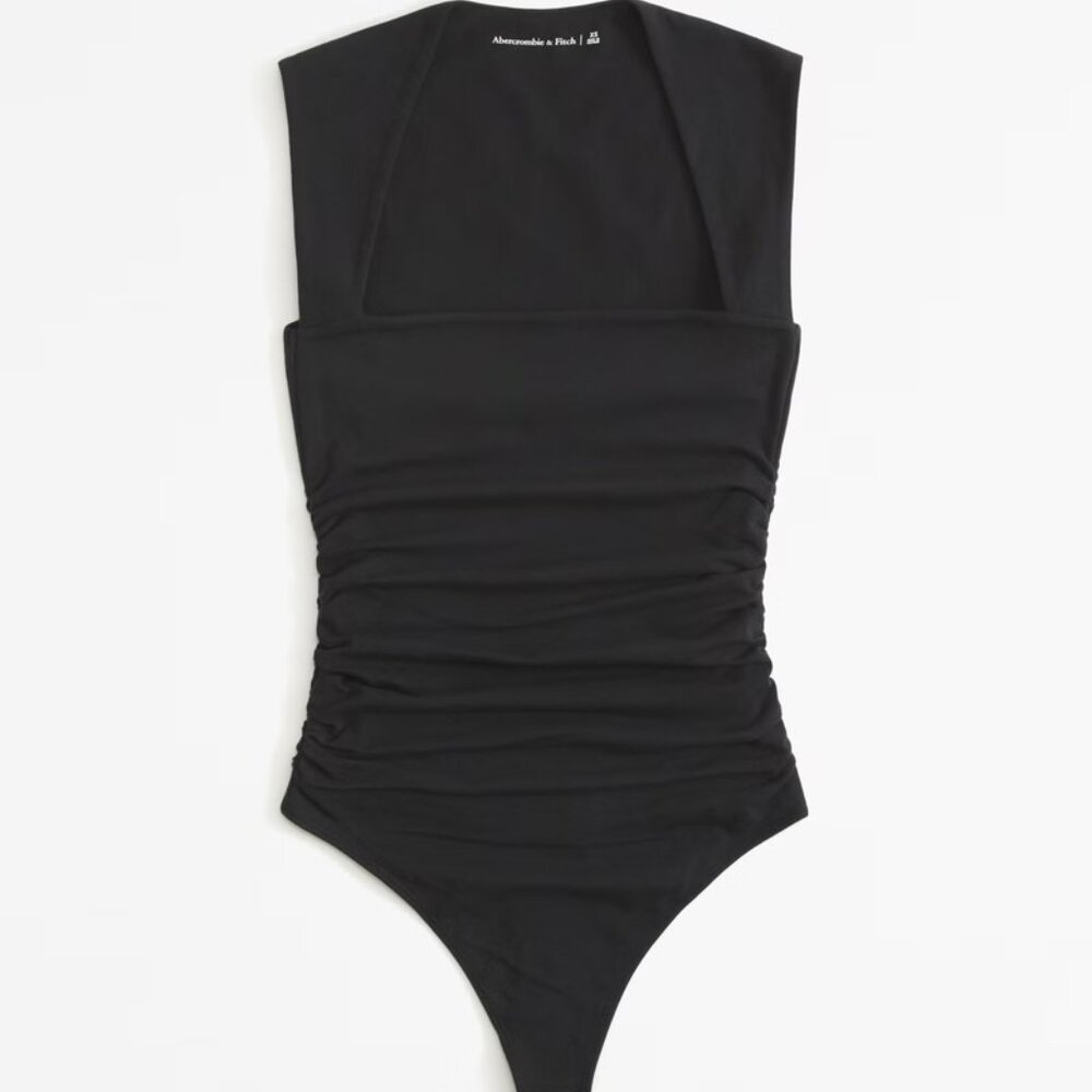 Abercrombie & Fitch Ava Bodysuit Black Size XXS